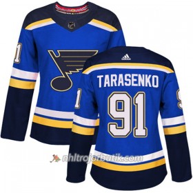 Dame Ishockey St. Louis Blues Tröja Vladimir Tarasenko 91 Adidas 2017-2018 Blå Authentic